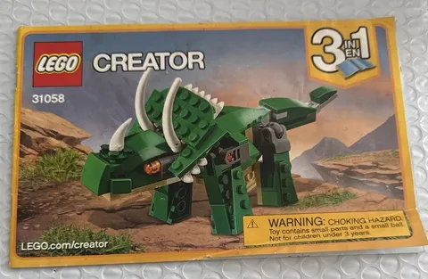 Lego Creator Three In  One Manual Only 31058