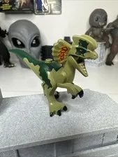 Lego Dilophosaurus 75931 49413 Jurassic World Minifigure Dinosaur Authentic Blue