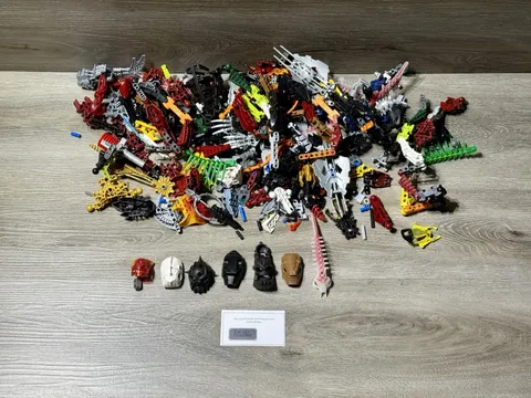 LEGO Bionicle Technic Figures Parts Pieces Faces Masks Rare BULK LOT
