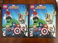 LEGO Marvel Super Heroes 2012 Comic 3 & 4 PROMO Avengers Iron Man Hulk Thor