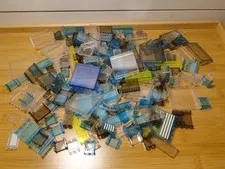 LEGO Window Wall Clear Blue Auto Airplane Translucent Lot