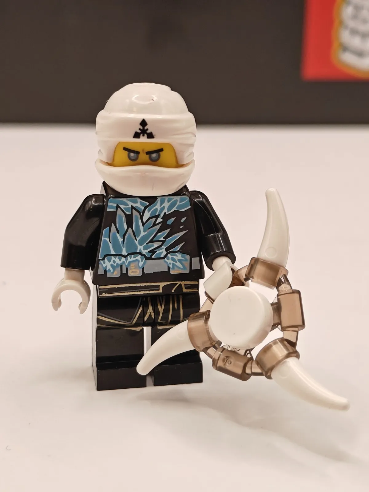 NEW Ninjago Zane Spinjitzu Master Custom Lego Minifigure 70636 Sons Garmadon