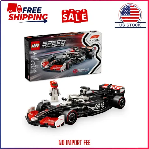 LEGO Speed Champions MoneyGram Haas F1 Team VF-24 Race Car Toys 77250