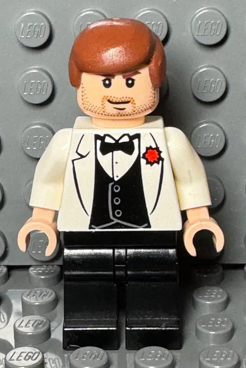 Lego Indiana Jones - White Tuxedo Jacket Minifigure iaj024 From Set 7682