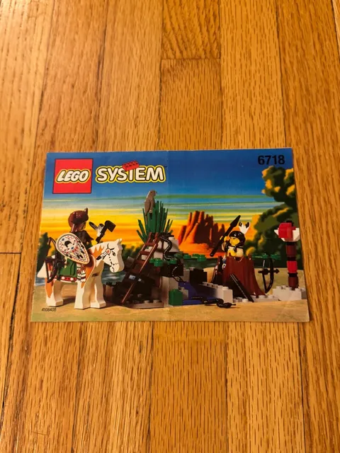 Lego Western Indians Raindance Ridge (6718) Instruction Booklet Only