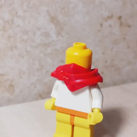 New LEGO Ninja Scarf with Scabbard RED Face Wrap Shoulders Katanas fit in Back