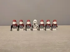 LEGO Star Wars Clone Trooper Lot – Commander Bacara & 6 Galactic Marines NEW