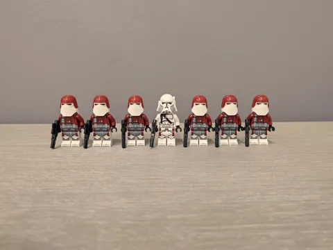 LEGO Star Wars Clone Trooper Lot – Commander Bacara & 6 Galactic Marines NEW
