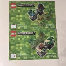 Retired LEGO 21102 Minecraft Cuusoo Micro World INSTRUCTIONS ONLY