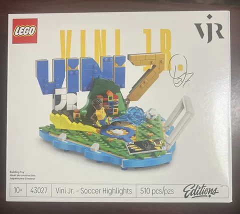 2026 Lego Vini Jr. Soccer Highlights 43027 Sealed Complete Set 510 pcs.
