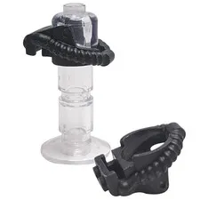 2x LEGO® Minifigure Firefighter Helmet Breathing Hoses – Black