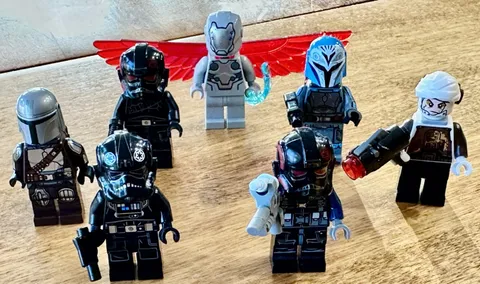 Lego Star Wars Minifig Lot of 7: Bo-Katan Inferno Super-Adaptoid Dengar Fighter 