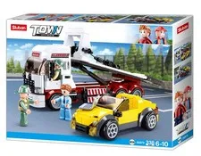 Clamping Blocks Tow Truck with Platform 338 Pieces M38B0879, Playset, Clamp...