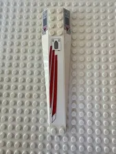 LEGO Wedge 16x4 Triple Curved with Reinforcements with 3 Red Stripes 45301pb027