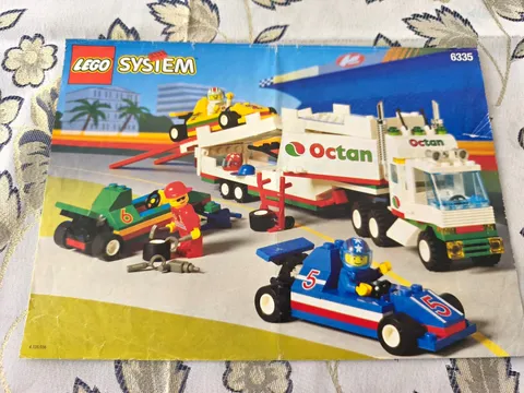 LEGO Building Instructions System 6335 Indy Transport Manual Booklet 1996 Illustrated
