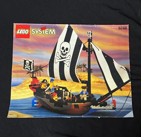 LEGO System Set 6266 Illustrated Instruction Manual Booklet (MPN 6266)