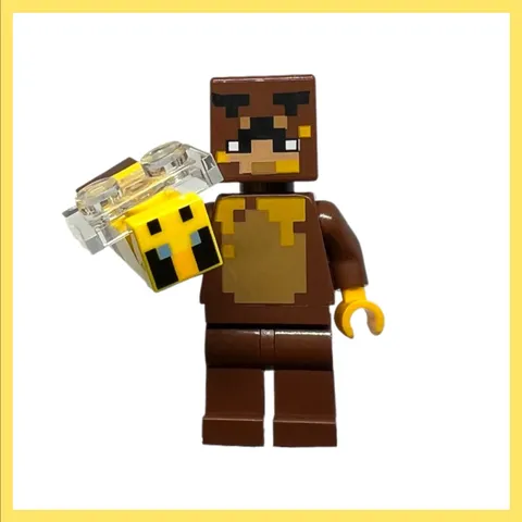 LEGO 21241 Minecraft Honey Bear Skin with Bee Minifigure 2023 Retired