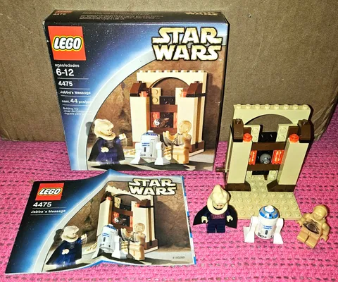 2003 LEGO Star Wars 4475 Jabba's Message - complete w/ box and manual