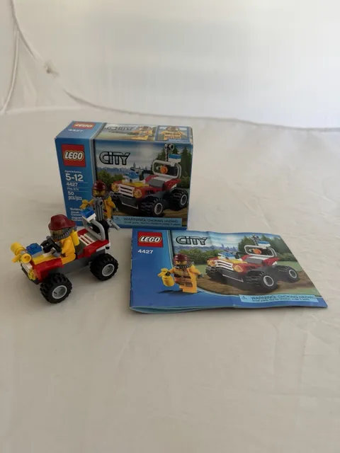 Lego City 4427 Fire ATV Building Toy 50 pcs Complete