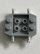 1 pcs LEGO 24326 Light Bluish Gray Vehicle, Base 3 x 4 x 2/3