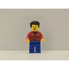 LEGO Holiday Minifigure Father hol225 Red Tang Jacket Christmas New