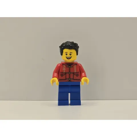 LEGO Holiday Minifigure Father hol225 Red Tang Jacket Christmas New