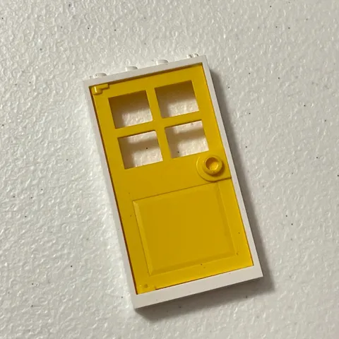 Lego 60623 60596 Door Yellow Replacement Add-on Pieces Parts