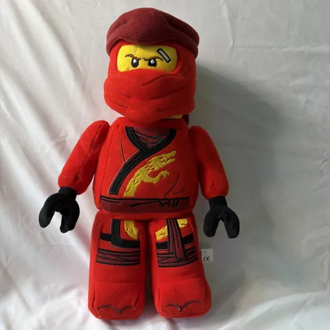 LEGO Ninjago KAI Ninja Warrior 13" Red Minifigure Plush Toy Stuffed