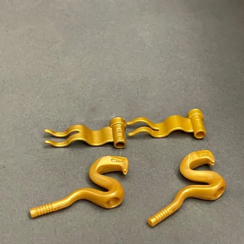 Lego 98136 4495 Gold Replacement Parts Pieces Lot of 4