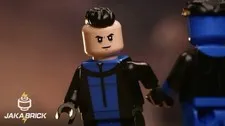 LEGO Jaka Brick Lite Unbreakable Invincible Variant Mohawk Mark Suit Minifigure