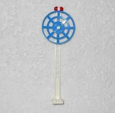 LEGO Police - (x1) Complete Radar Dish With Mast - From 6540 Pier Police 1991
