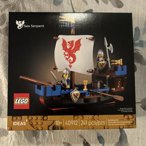 New LEGO Ideas: Sea Serpent (40912) - Castle, Black Knight, Dragon - Sealed