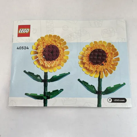 Lego 40524 Botanicals Collection Sunflower Instruction Manual