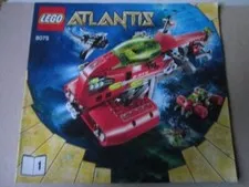 Lego Atlantis Building Instructions Instruction 8075/1