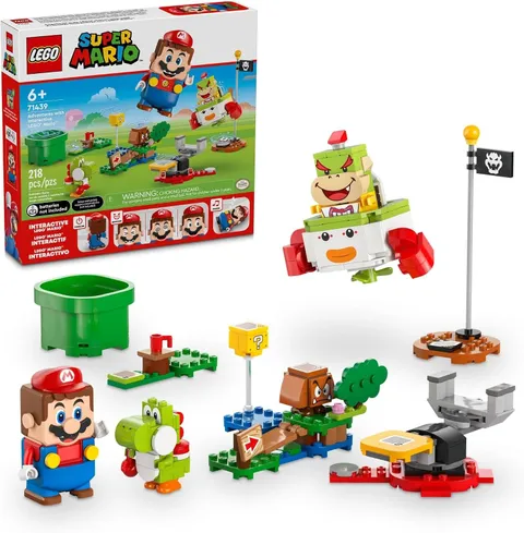 LEGO Super Mario Adventures with Interactive Mario, Bowser Jr.’s Clown Car