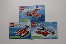 LEGO® 31047 Creator 3 In 1 Propeller Plane Instruction Manuals Only!