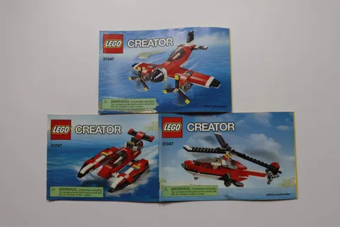 LEGO® 31047 Creator 3 In 1 Propeller Plane Instruction Manuals Only!