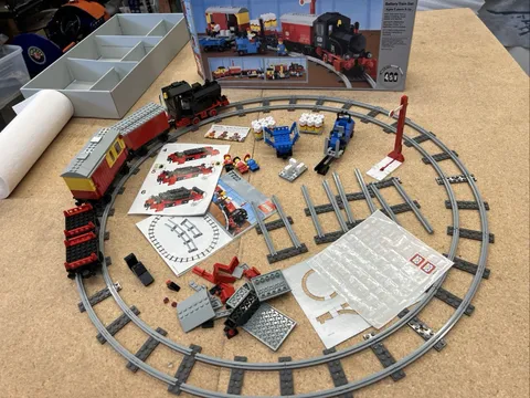 Lego Set 7722 Steam Cargo Train 4.5v 1985 Complete w Box & Instructions