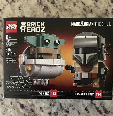 Lego 75317 BrickHeadz Star Wars: The Mandalorian & the Child - NISB - Retired