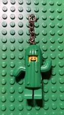LEGO Cactus Minifigure Keychain Green Plastic/Metal Detachable Ring 853904