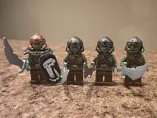 LEGO Castle Troll Warrior Minifigure Lot, Good Condition With Accessories 7038