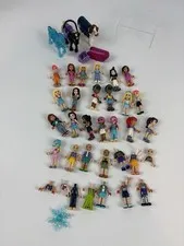 Authentic LEGO Minifigure Lot of 23 Friends Figures+ Parts, Horses, Elves, Froze