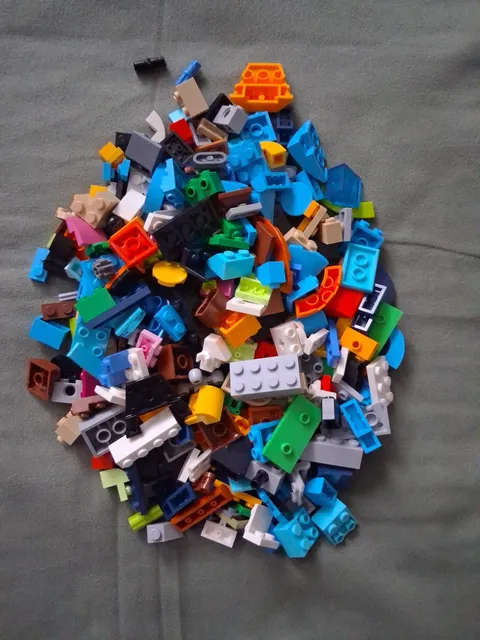 LEGO Bulk Lot of 8 oz Mixed Bricks Blocks Parts Pieces Assorted Colors (#6)