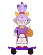 Sonic The Hedgehog  Game Blaze the Cat Character  Genuine Custom Lego M33