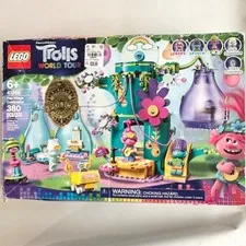 Lego Set Trolls World Tour 41255 Pop Village Celebration -Almost Complete