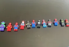 LEGO Spider-Man Minifigure Lot of 13 Minifigures