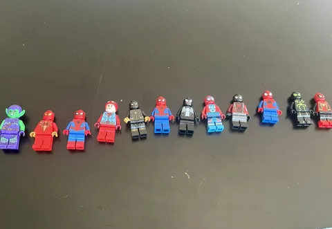 LEGO Spider-Man Minifigure Lot of 13 Minifigures