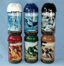 2004 Lego Bionicle TOA METRU NUI (8601- 8606) Complete with Canisters & Manuals