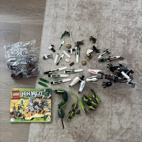 Lego 9450 Epic Dragon Battle Pieces Instructions NO MINIFIGS and INCOMPLETE