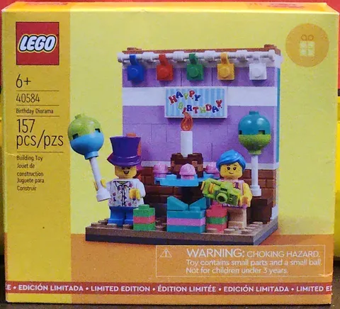 LEGO Limited Edition 40584 Birthday Diorama New Sealed In Box